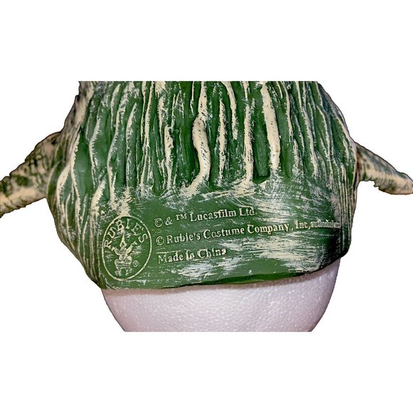 Rubie's Costumes #3477 Yoda 3/4 Vinyl Used Star Wars LFL Child's Halloween Mask - Picture 2 of 8